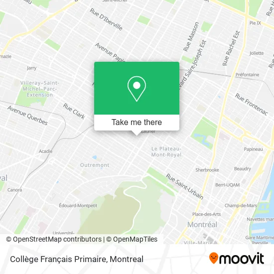 Collège Français Primaire map
