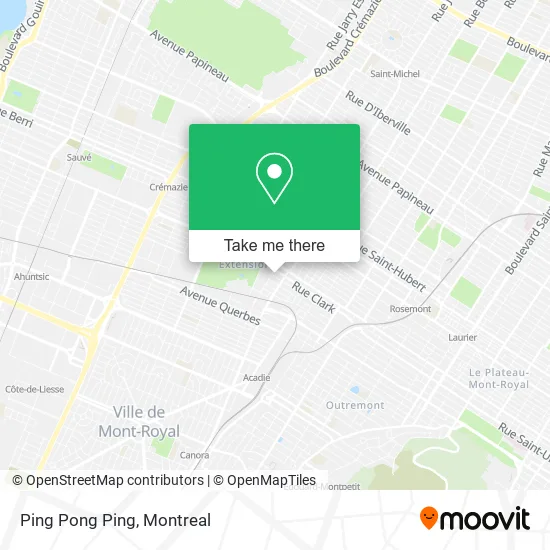 Ping Pong Ping map