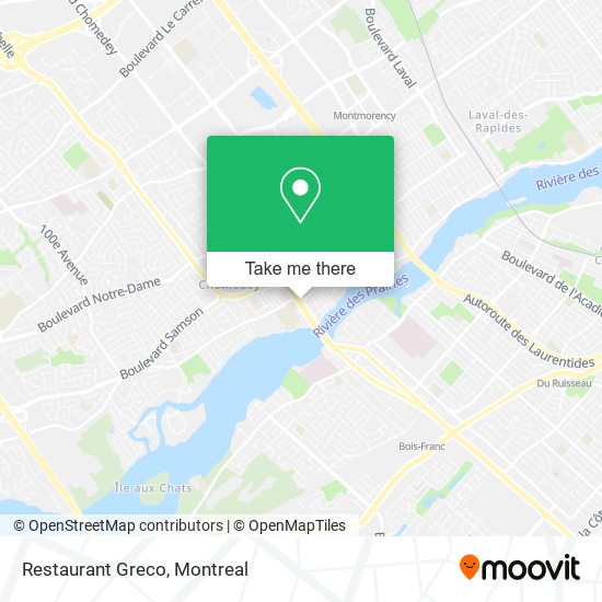 Restaurant Greco map