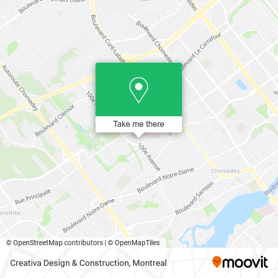 Creativa Design & Construction map