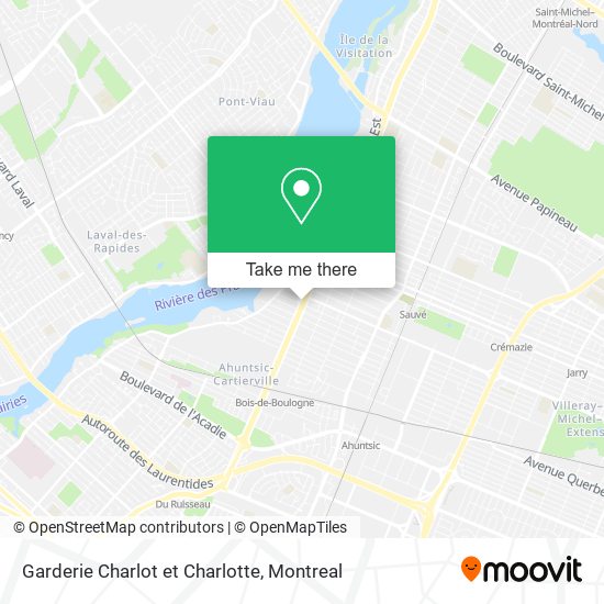 Garderie Charlot et Charlotte map