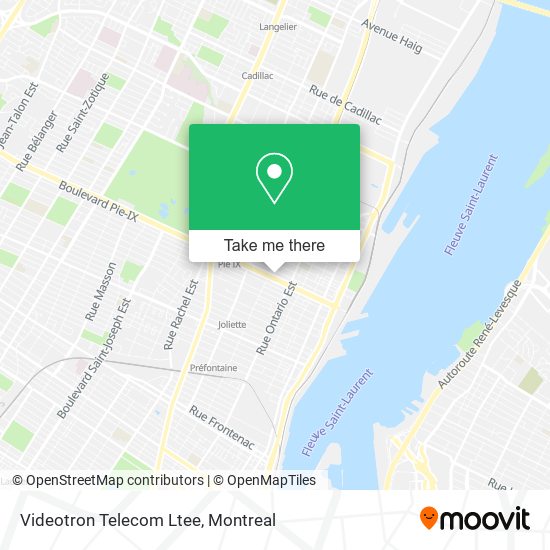 Videotron Telecom Ltee map