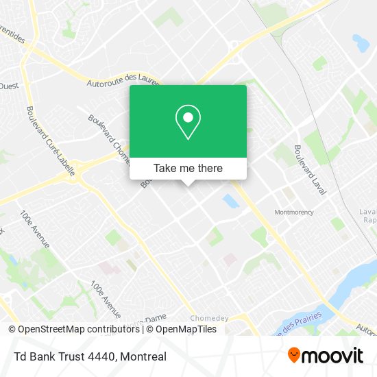 Td Bank Trust 4440 map