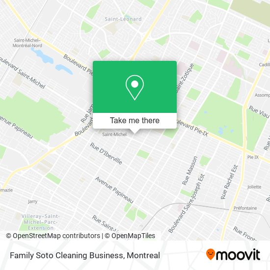 Family Soto Cleaning Business map