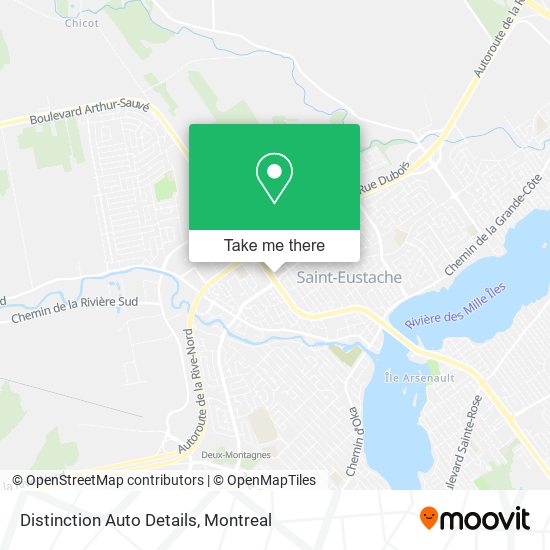 Distinction Auto Details map