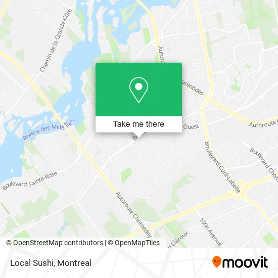 Local Sushi map