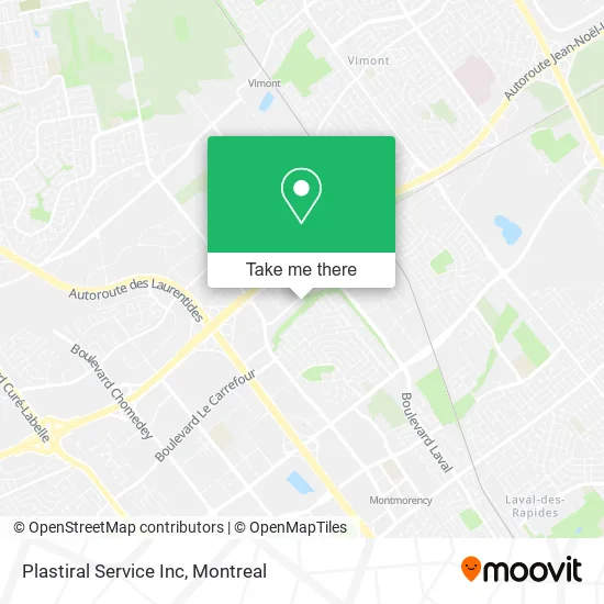 Plastiral Service Inc map