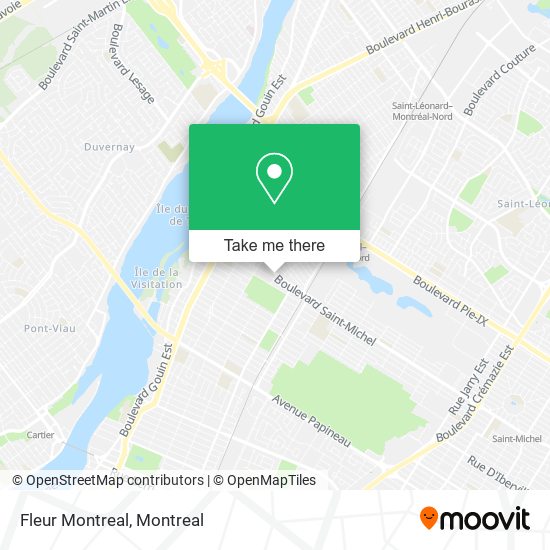 Fleur Montreal map