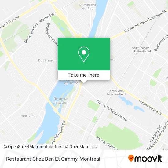 Restaurant Chez Ben Et Gimmy map