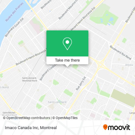 Imaco Canada Inc map