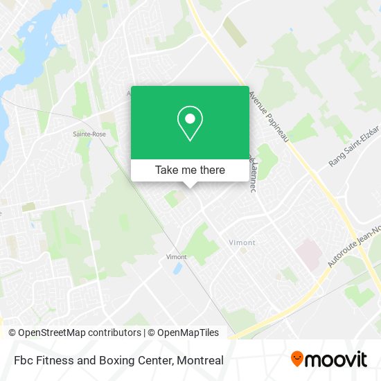 Fbc Fitness and Boxing Center map