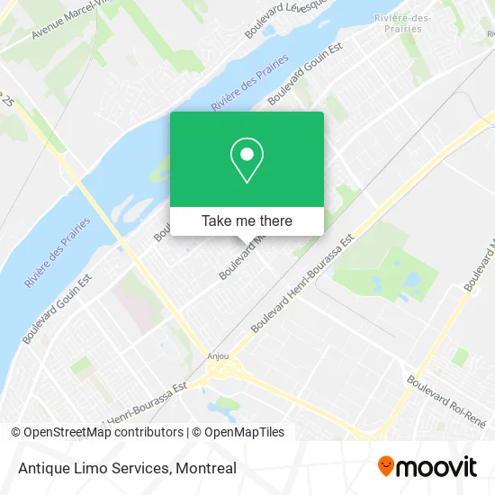 Antique Limo Services map