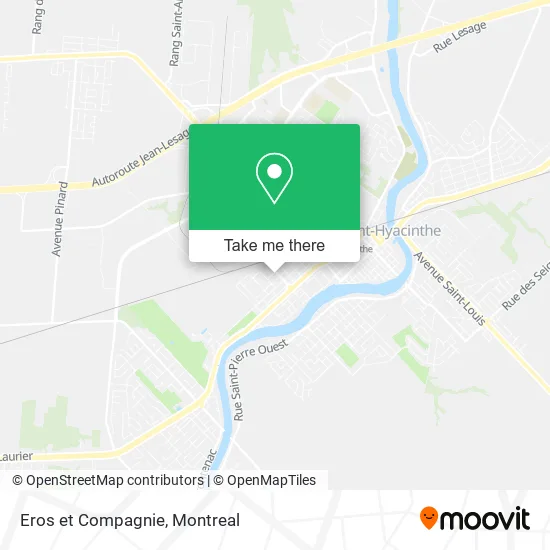 Eros et Compagnie map