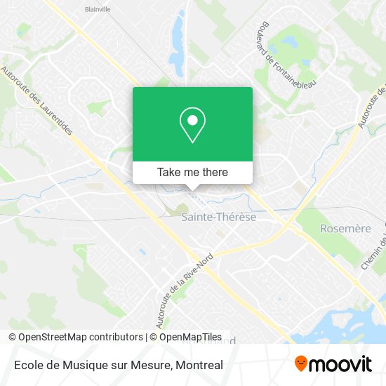 Ecole de Musique sur Mesure map