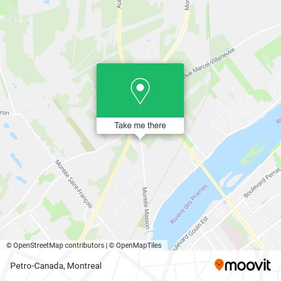 Petro-Canada map