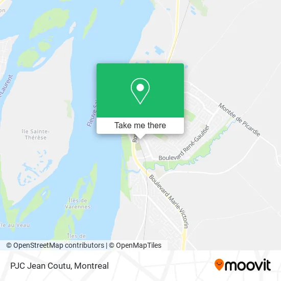 PJC Jean Coutu map