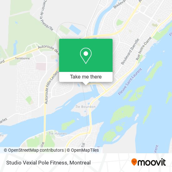 Studio Vexial Pole Fitness map