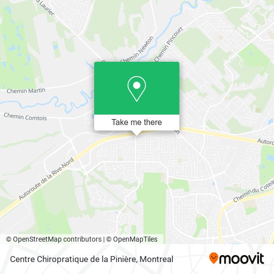 Centre Chiropratique de la Pinière map