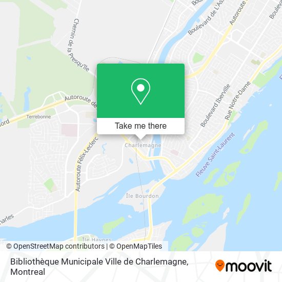 Bibliothèque Municipale Ville de Charlemagne map