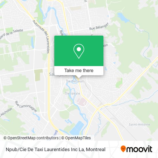 Npub / Cie De Taxi Laurentides Inc La map