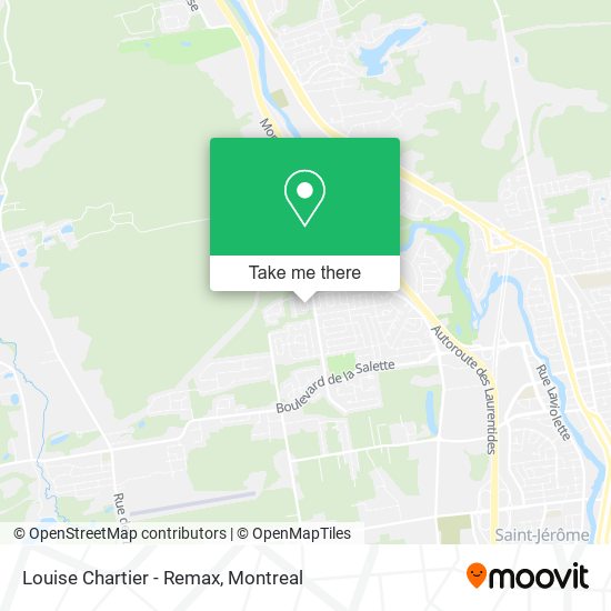 Louise Chartier - Remax map