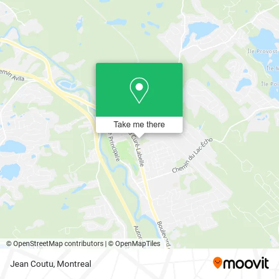 Jean Coutu map