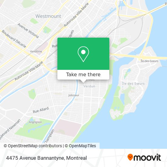 4475 Avenue Bannantyne map