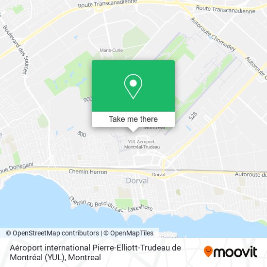 Aéroport international Pierre-Elliott-Trudeau de Montréal (YUL) map