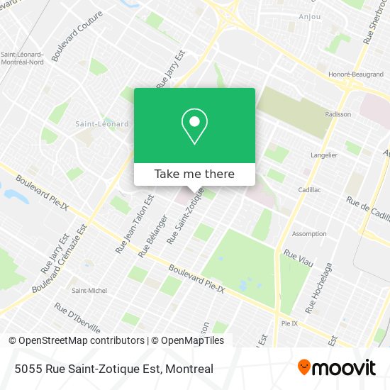 5055 Rue Saint-Zotique Est map