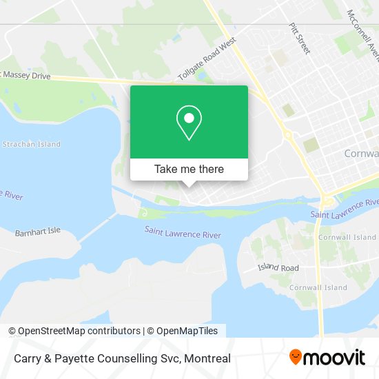 Carry & Payette Counselling Svc map