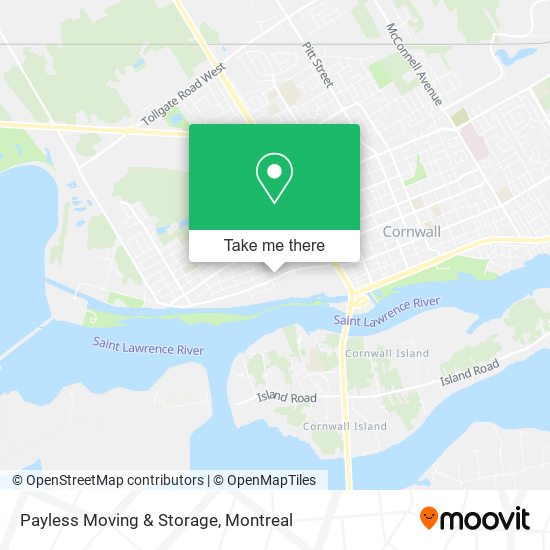 Payless Moving & Storage map
