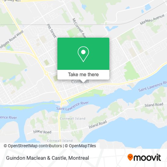 Guindon Maclean & Castle map