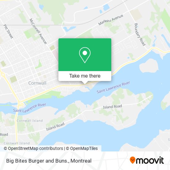 Big Bites Burger and Buns. map