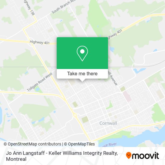 Jo Ann Langstaff - Keller Williams Integrity Realty map