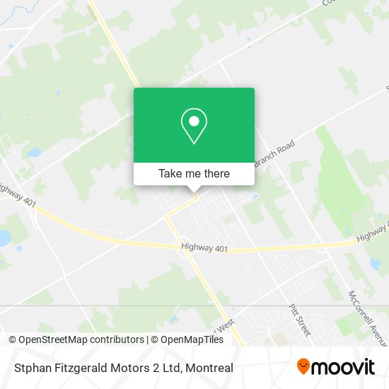 Stphan Fitzgerald Motors 2 Ltd map