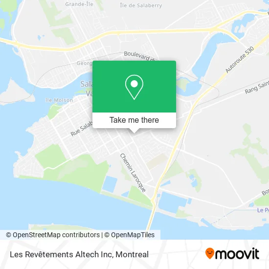 Les Revêtements Altech Inc map