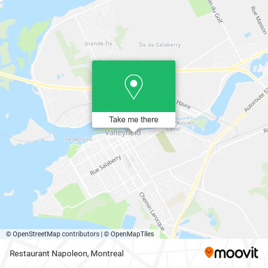 Restaurant Napoleon map