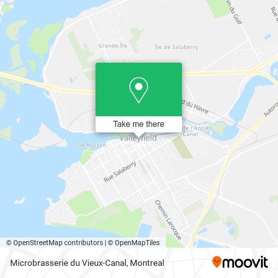 Microbrasserie du Vieux-Canal map