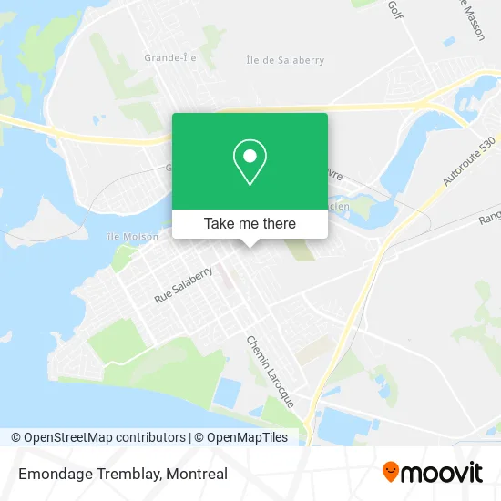 Emondage Tremblay map
