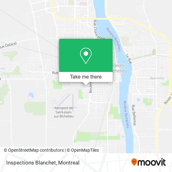 Inspections Blanchet map