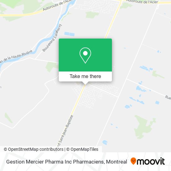 Gestion Mercier Pharma Inc Pharmaciens map