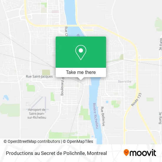 Productions au Secret de Polichnlle map