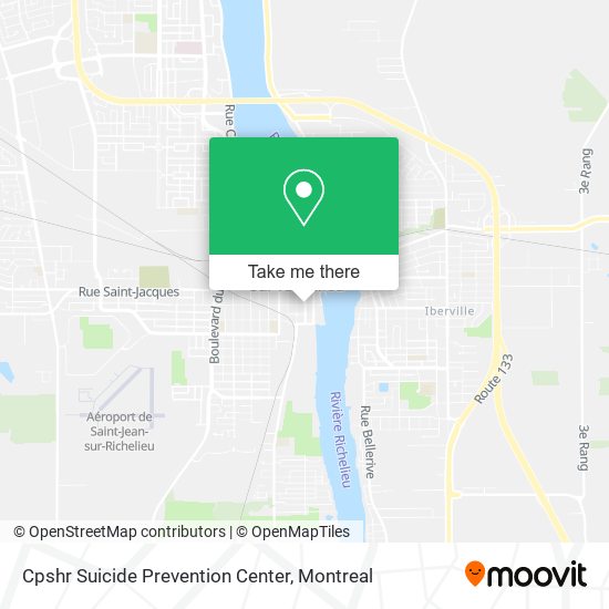 Cpshr Suicide Prevention Center map