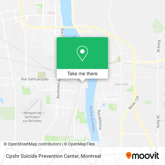 Cpshr Suicide Prevention Center map