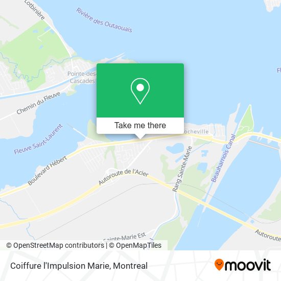 Coiffure l'Impulsion Marie map