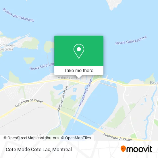 Cote Mode Cote Lac map