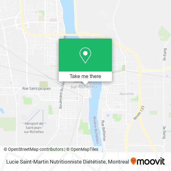 Lucie Saint-Martin Nutritionniste Diététiste map