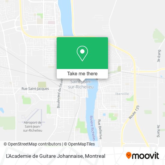 L'Academie de Guitare Johannaise map