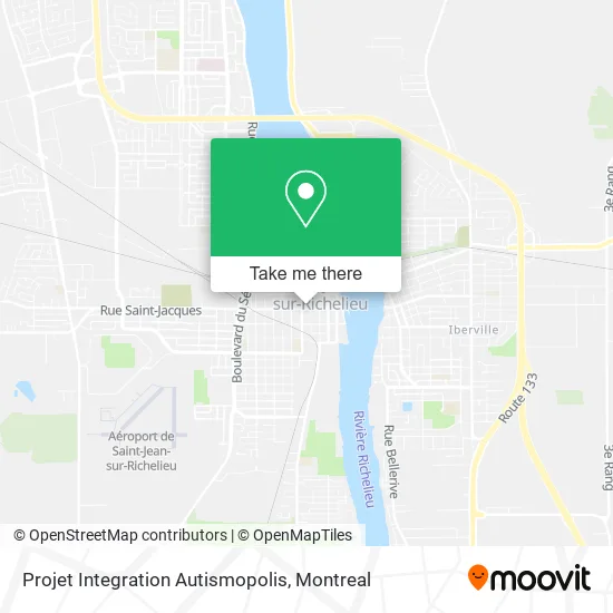 Projet Integration Autismopolis map