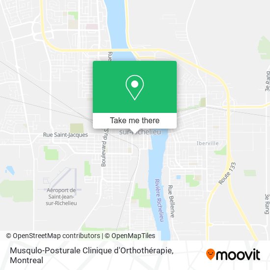 Musqulo-Posturale Clinique d'Orthothérapie map